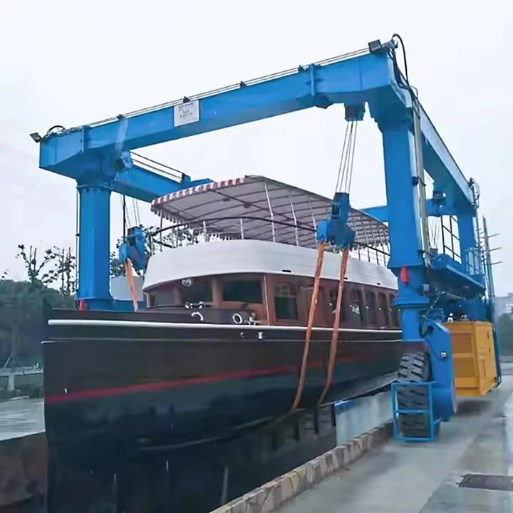 100 Ton Heavy-duty Boat Hoist Crane factory