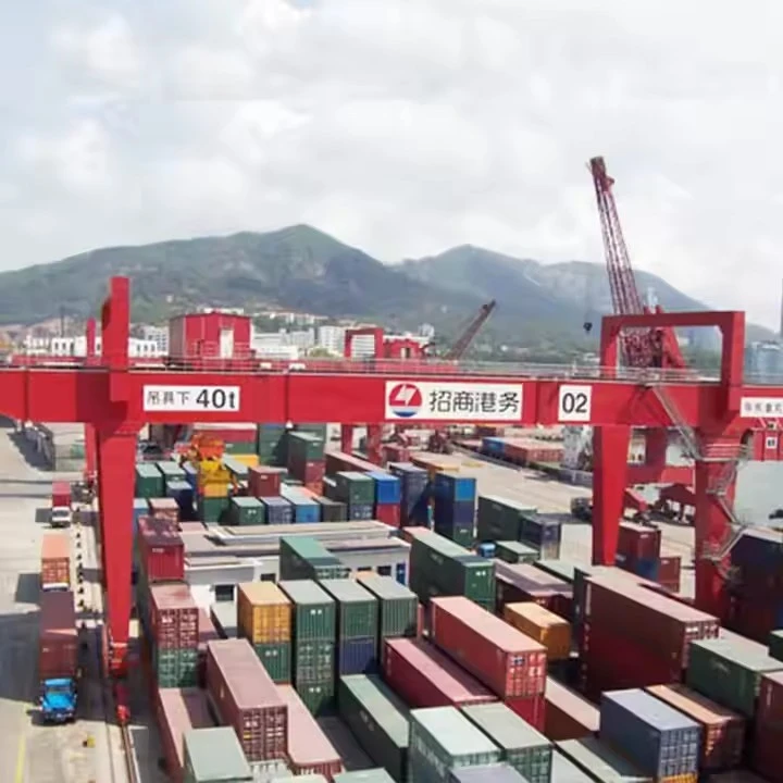 200 Ton Double Girder Rail Mounted Gantry Crane