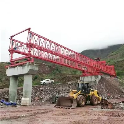 140 Tonnen Brückenbaumaschine