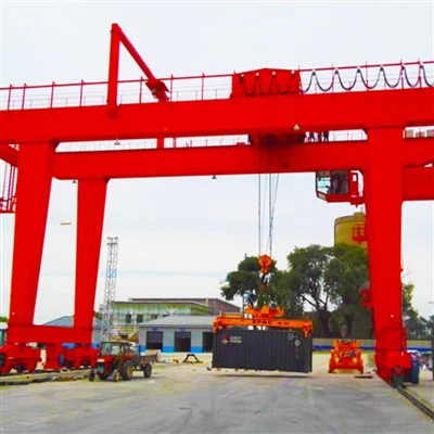 Containerhandhabung von Waldkrümmung