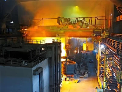 Metalle und Metallurgiekran